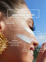 swederm Sun Care SPF 50 Gesichtscreme mit LSF 50