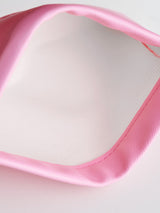 Kleine rosa Kosmetiktasche mit Magnetverschluss