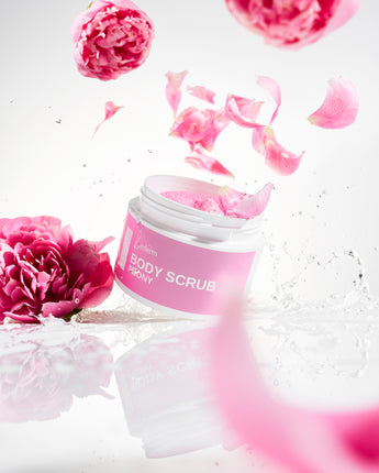 Body Scrub Peony - Pfingstrosen-Körperpeeling