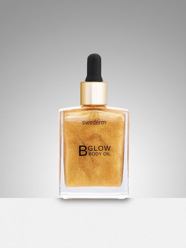 swederm B Glow Body Oil - strahlendes, trockenes Körperöl mit Partikeln
