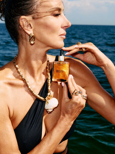 swederm B Glow Body Oil - strahlendes, trockenes Körperöl mit Partikeln