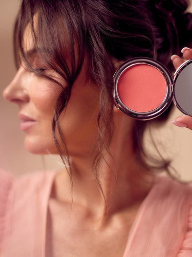 swederm Peachy Blush Rouge Mit Pfirsichton Make-Up Pudrig-Cremige Formel